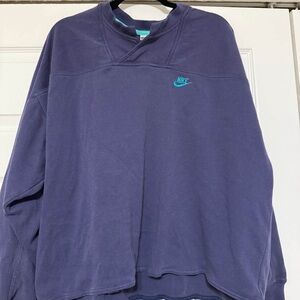 Nike Men's Crewneck Sweater in Deep Purple
